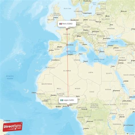 Direct Flights From Lagos To Paris LOS To CDG Non Stop Directflights