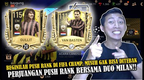 PUSH RANK BERSAMA DUO MILAN MUSUH DI RANK GAK BISA DITEBAK Fifa