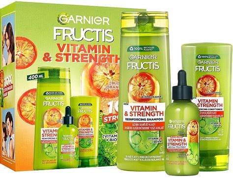 Garnier Fructis Vitamin Strength Shmp Ml Cond Ml Ser Ml