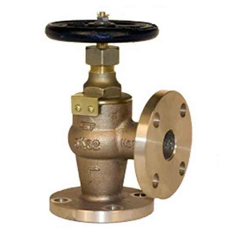 F7302 Bronze JIS Marine Angle Globe Valve Wixted Engineering