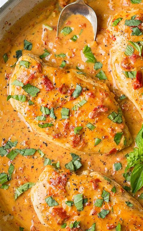 Skillet Chicken With Creamy Sun Dried Tomato Sauce Cooking Classy