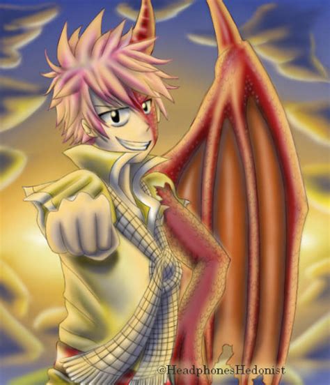 Natsu Dragneel In Dragon Form Fairy Tail By Headphoneshedonist On