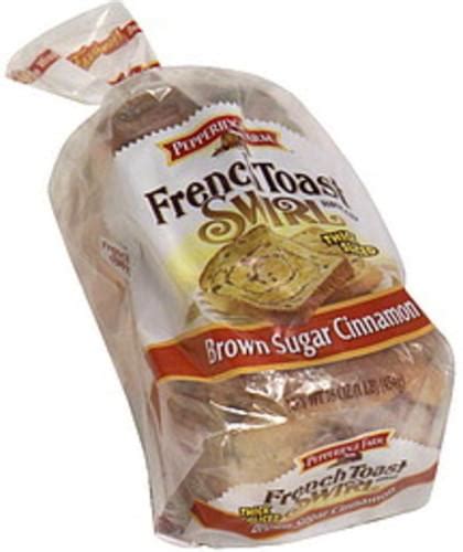 Pepperidge Farm Brown Sugar Cinnamon French Toast Swirl Bread 16 Oz Nutrition Information Innit