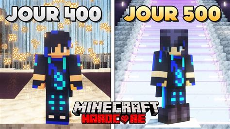 J ai survécu 500 Jours en Hardcore sur Minecraft YouTube