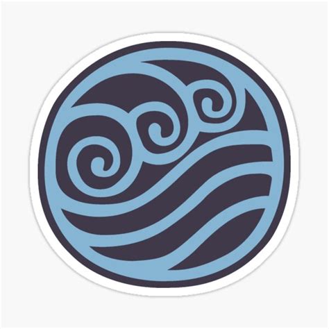 Water Tribe Emblem Sticker For Sale By Amethystwolf Redbubble