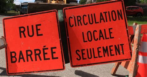 Glissement de terrain le boul des Estacades fermé entre les rues