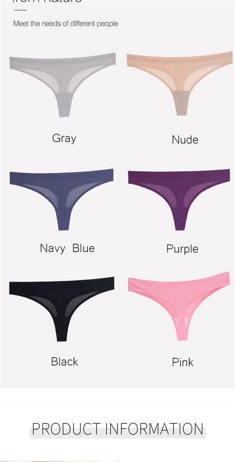 Sexy Lingerie G String Women Thong Sexy Low Waist Seamless Briefs Cotton Panties Female