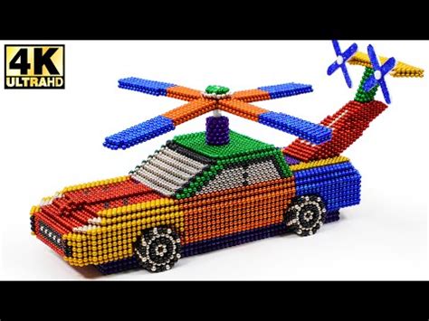 Diy How To Make Amazing Helicopter Car With Magnetic Balls