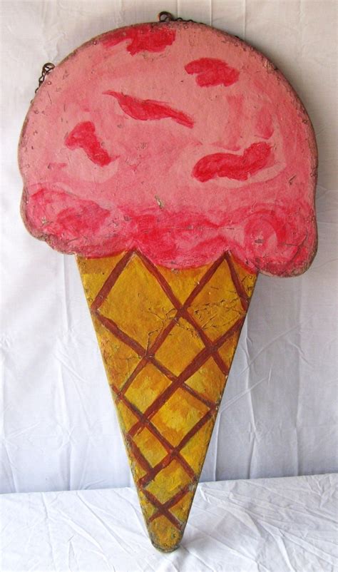 Vintage Ice Cream Sign In Ice Cream World Ice Cream Cone Images