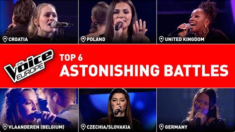 Best Battles Performances In The Voice Top 6 Youtube