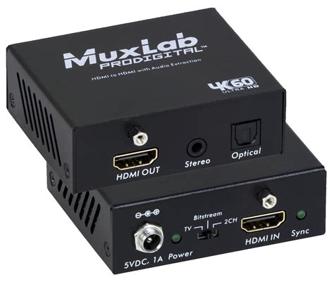 Hdmi To Hdmi With Audio Extraction K Muxlab