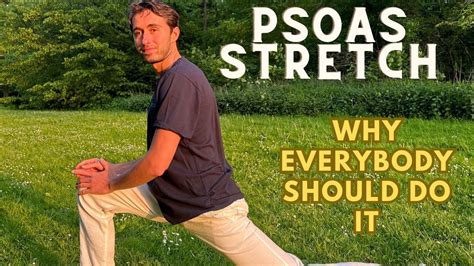 The Best Stretching Exercise For Iliopsoas Youtube