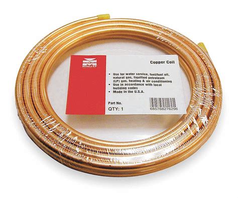 Mueller Industries Ft Soft Coil Copper Tubing In Outside Dia