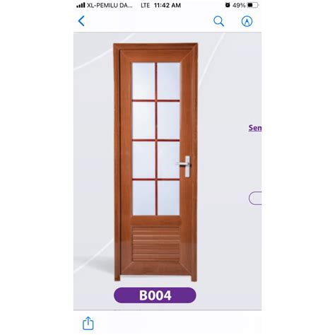 Jual Pintu Eden Joice Upvc Door Pintu Upvc Model Baru Kaca Bingkai