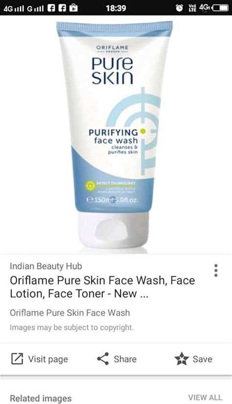 Oriflame Pure Skin Scrub Face Wash 150ml Fateh Store Amazon Ca Home And Kitchen