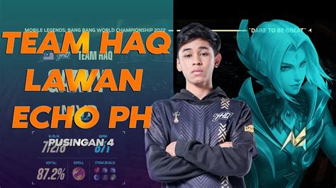 Echo Lawan Team Haq I Knockout Stage Pusingan Youtube