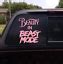 Beauty In Beast Mode Decal Tumbler Cars Window Wall Art Stickers 22