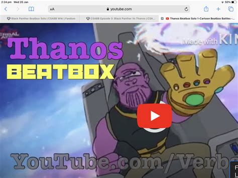 Thanos Beatbox Solo Csabb Wiki Fandom