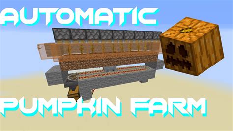 Easy Automatic Pumpkin And Melon Farm Minecraft Java Edition 1 16 4 Youtube