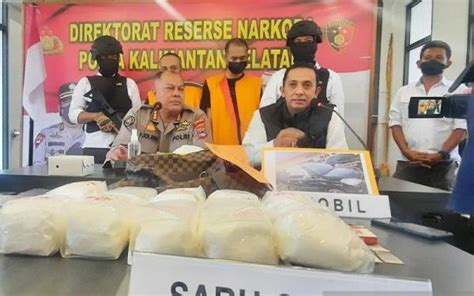 Polda Kalsel Bongkar Penyelundupan Kg Sabu Jaringan Internasional