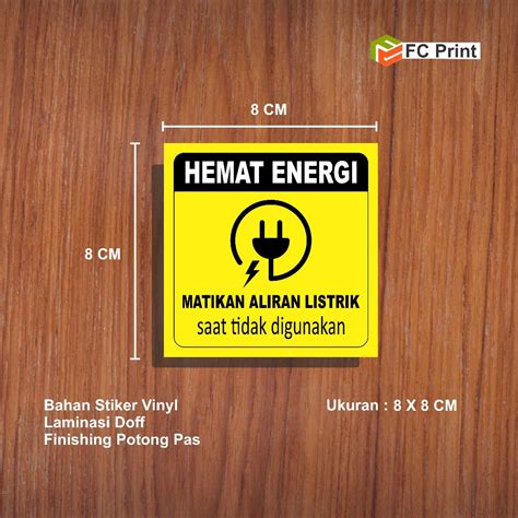 Jual STIKER HEMAT ENERGI MATIKAN ALIRAN LISTRIK Shopee Indonesia