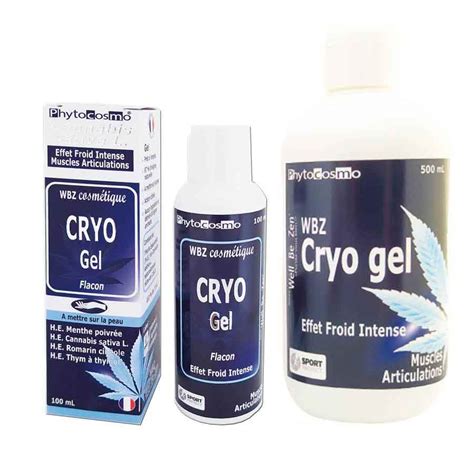 Wbz Cryo Gel Effet Froid Effort Musculaire R Cup Gel Phytocosmo