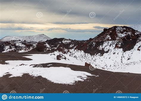 Masivo Volc Nico Uno Del Complejo Volc Nico En El Kamchatka Rusia