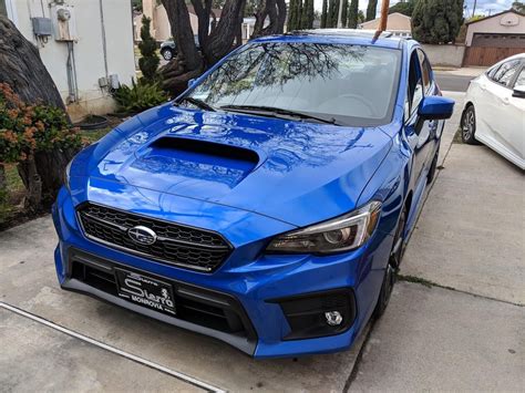 Got my first Subaru today! 2018 WR Blue WRX Limited : subaru