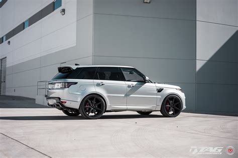 White Range Rover Sport with Stylish Blcked Out Accents | CARiD.com Gallery