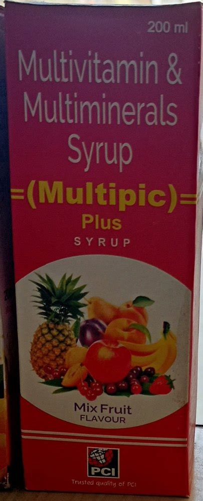 MULTIPIC SYRUP 200 Ml At Rs 32 50 Bottle In Unnao ID 2850818784662