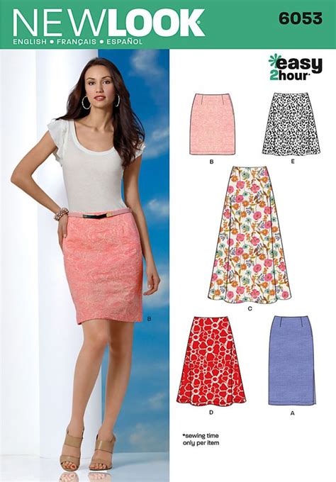 Misses Skirts With Images Skirt Patterns Sewing New Look Skirts Pencil Skirt Pattern