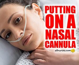 How To Put On A Nasal Cannula General Nursing Support