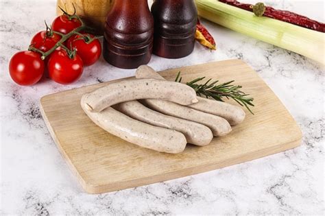 Premium Photo Natural Organic Raw Pork Sausages