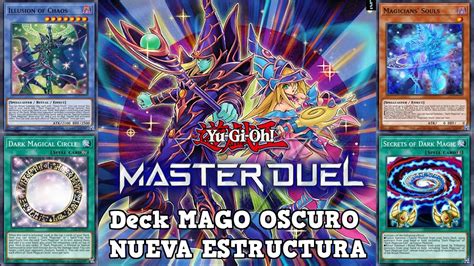 Deck MAGO OSCURO DARK MAGICIAN Nueva Estructura VÓRTICE DE MAGIA Yu