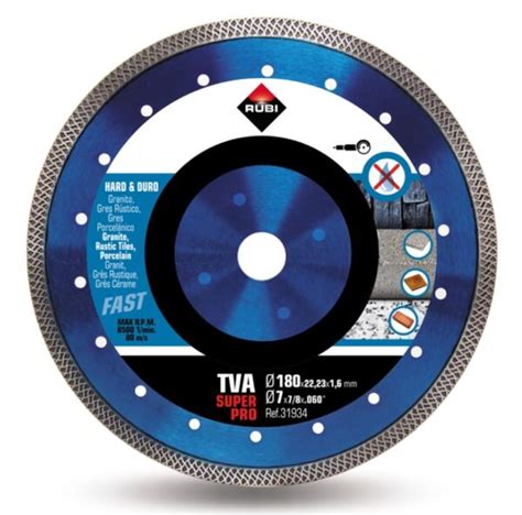 Rubi TVA Superpro Turbo Diamond Blade Westcountry Tile Centre Cornwall