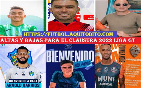 Altas Y Bajas De Los Equipos De Liga Nacional Para El Clausura 2023