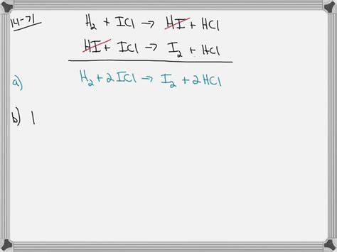 Solved The Following Mechanism Has Been Proposed For The Gasphase