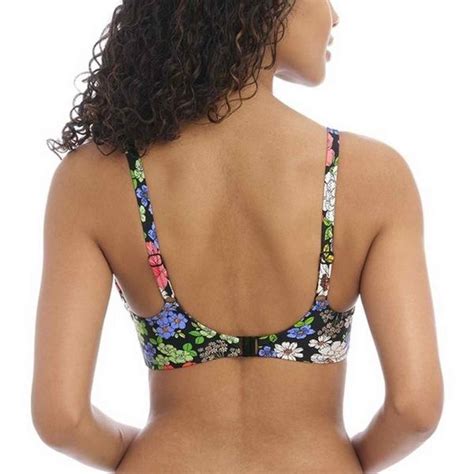 Haut De Maillot De Bain D Collet C Ur Armatures Multicolore Floral