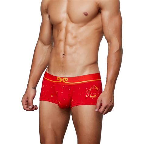 3pcs Lot New Seobean Mens Sexy Boxers Cotton Breathable Comfortable