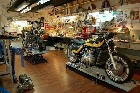 Motorcycle Garage Motorcycle Garage Garage Design Motorcycle Workshop