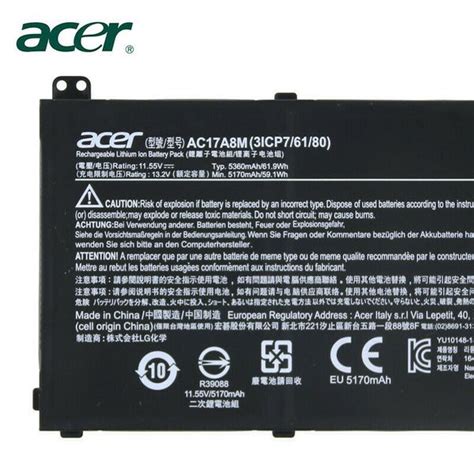 Jual Original Battery Batre Baterai Laptop Acer Spin Sf Sp