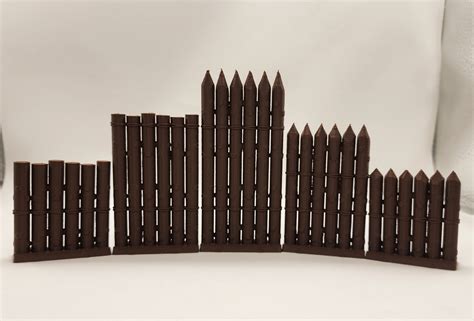 Medieval Palisade Wall Set by Triple G Workshop | Download free STL ...