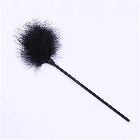 Flirtation Feather Sex Toy Feather Teasing Stick Fun Stick Multicolor