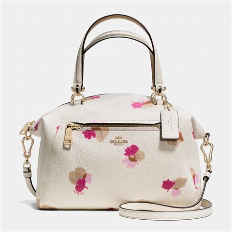 Coach Prairie Satchel In Floral Print Leather | Lyst