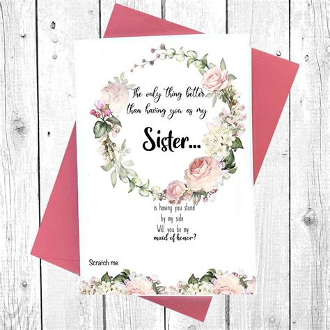 Sister Bridesmaid Proposal Letter Ubicaciondepersonas Cdmx Gob Mx