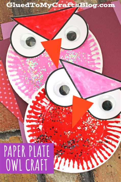 Paper Plate Owl Craft Idea For Kids