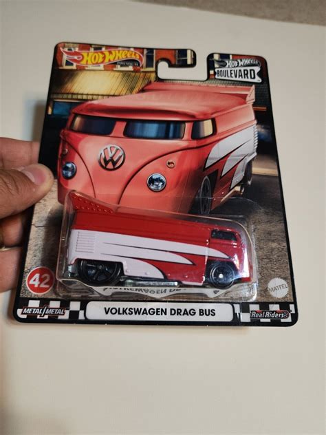 Hot Wheels Premium Boulevard Volkswagen Drag Bus 42 194735017386 Ebay