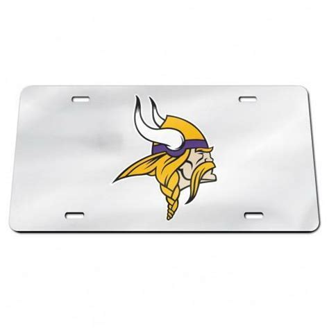 Minnesota Vikings License Plate Acrylic Car Tag Ebay