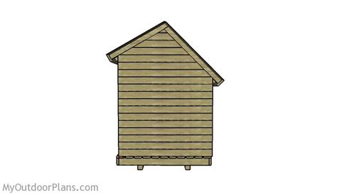 6×8 wood storage shed | MyOutdoorPlans