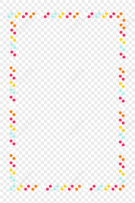 dots border clipart colours clip art library